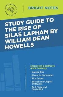 Couverture_Study Guide to The Rise of Silas Lapham by William Dean Howells