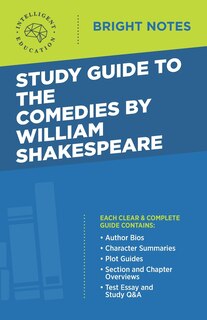 Couverture_Study Guide to The Comedies by William Shakespeare