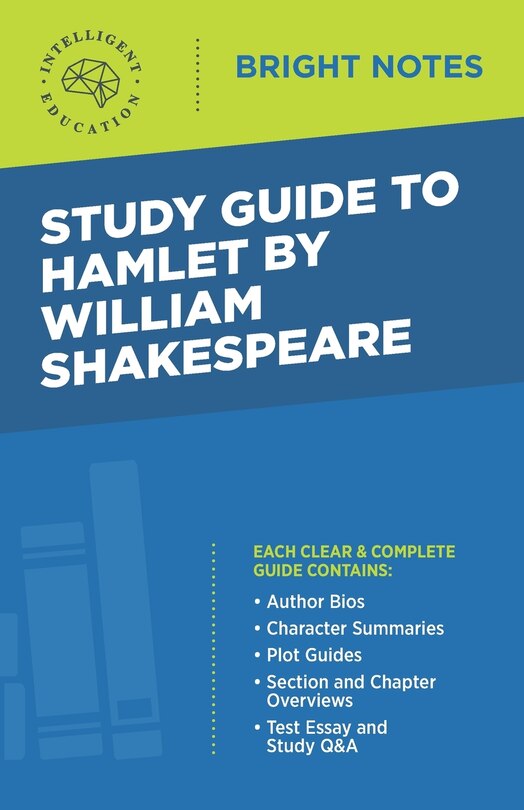Front cover_Study Guide to Hamlet by William Shakespeare
