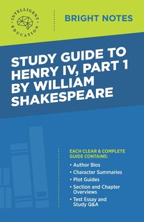 Couverture_Study Guide to Henry IV, Part 1 by William Shakespeare