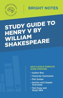 Front cover_Study Guide to Henry V by William Shakespeare