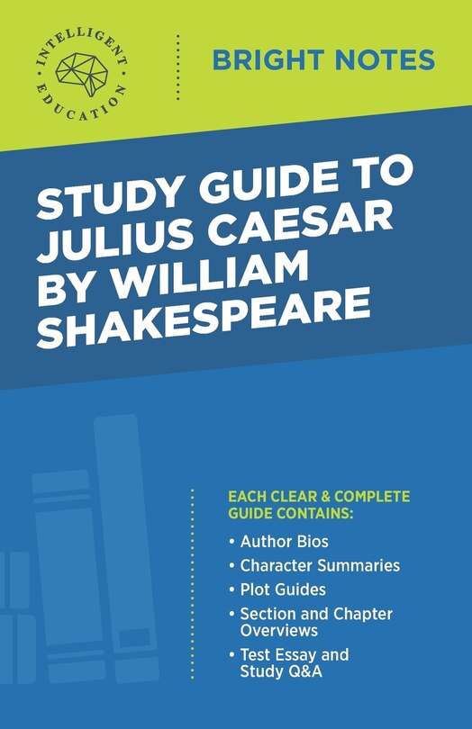 Front cover_Study Guide to Julius Caesar by William Shakespeare