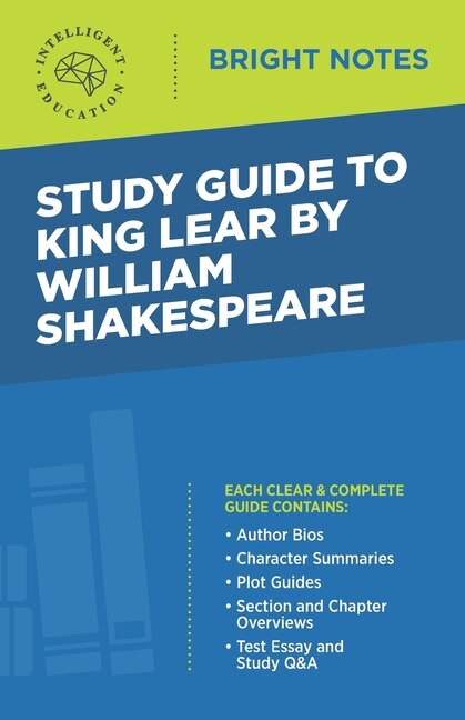 Couverture_Study Guide to King Lear by William Shakespeare