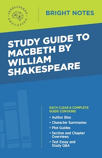 Front cover_Study Guide to Macbeth by William Shakespeare