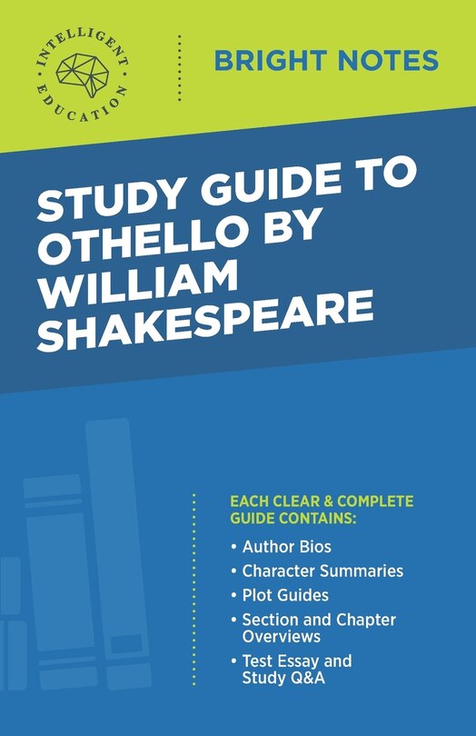 Couverture_Study Guide to Othello by William Shakespeare