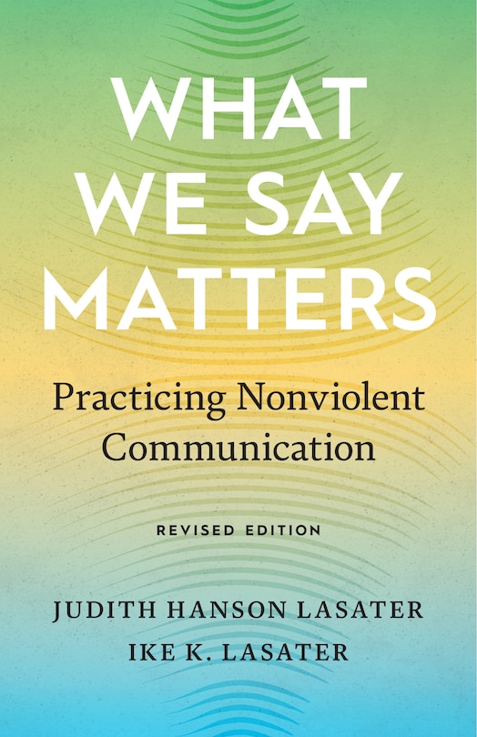 Front cover_What We Say Matters