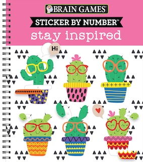 Brain Games - Sticker by Number: Stay Inspired