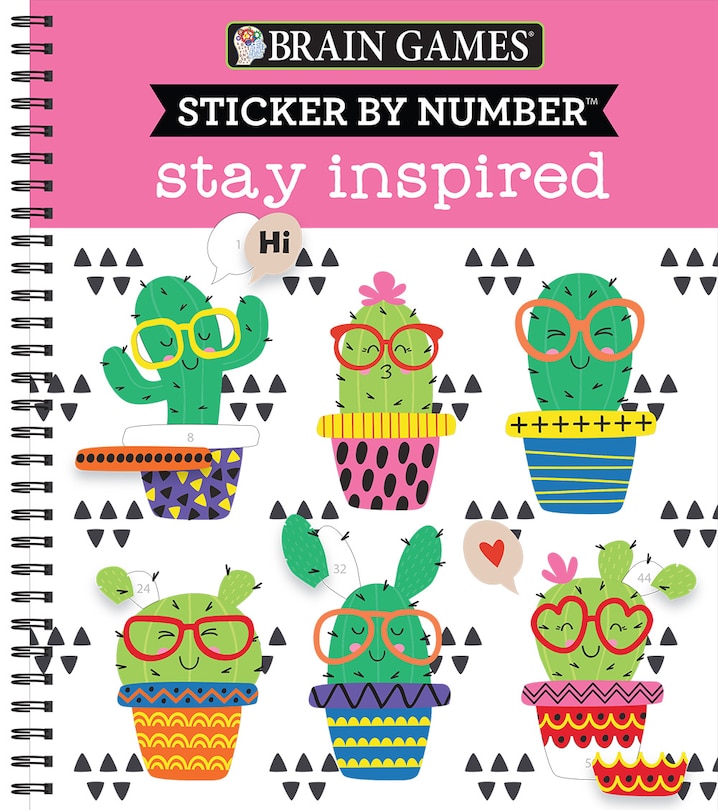 Front cover_Brain Games - Sticker by Number: Stay Inspired