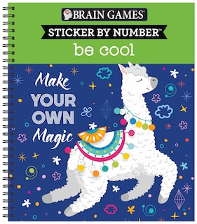 Front cover_Brain Games - Sticker by Number: Be Cool