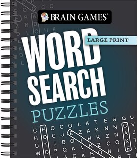 Couverture_Brain Games - Large Print: Word Search Puzzles (Dark Gray)