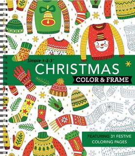 Couverture_Color & Frame - Christmas (Coloring Book)
