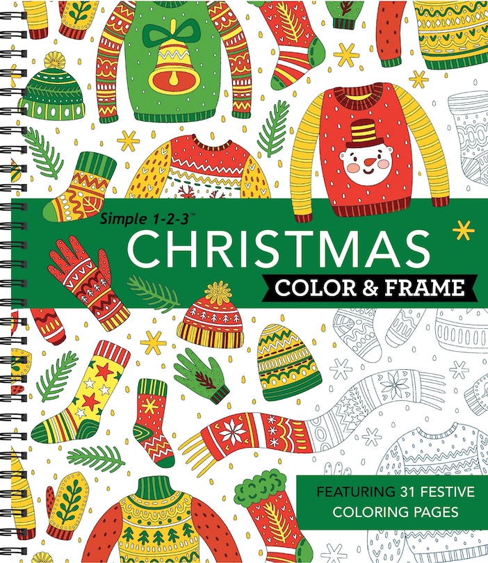 Couverture_Color & Frame - Christmas (Coloring Book)