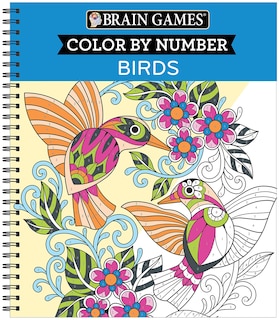Front cover_Brain Games - Color by Number: Birds