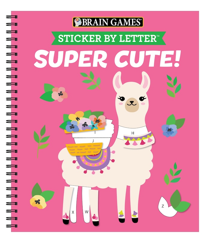Front cover_Brain Games - Sticker by Letter: Super Cute!