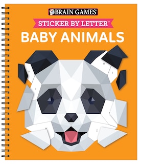 Front cover_Brain Games - Sticker by Letter: Baby Animals