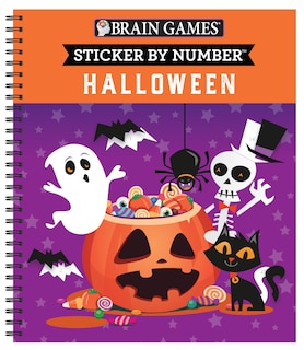 Couverture_Brain Games - Sticker by Number: Halloween