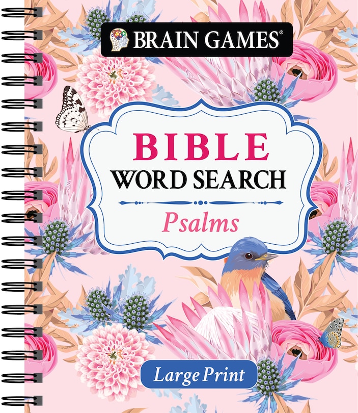 Front cover_Brain Games - Large Print Bible Word Search: Psalms