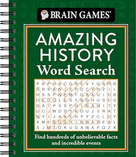 Front cover_Brain Games - Amazing History Word Search