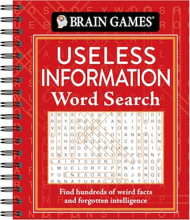 Front cover_Brain Games - Useless Information Word Search
