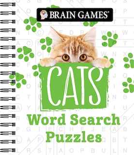 Front cover_Brain Games - Cats Word Search Puzzles