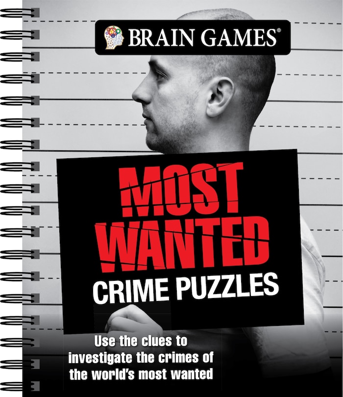 Front cover_Brain Games - Most Wanted Crime Puzzles