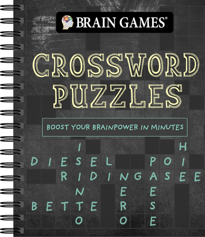 Couverture_Brain Games - Crossword Puzzles (Chalkboard #2)