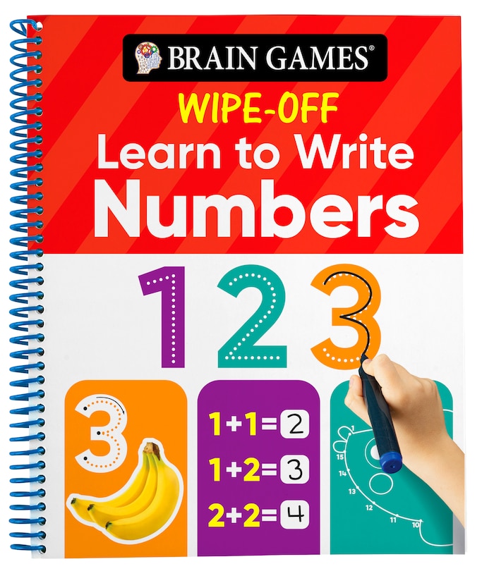 Couverture_Brain Games Wipe-Off - Learn to Write: Numbers (Kids Ages 3 to 6)