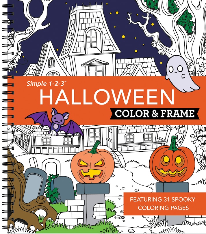 Couverture_Color & Frame - Halloween (Coloring Book)