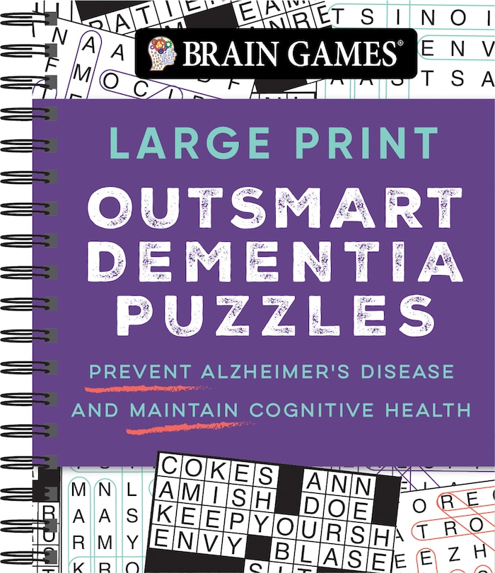 Couverture_Brain Games - Large Print Outsmart Dementia Puzzles