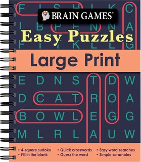 Front cover_Brain Games - Easy Puzzles - Large Print