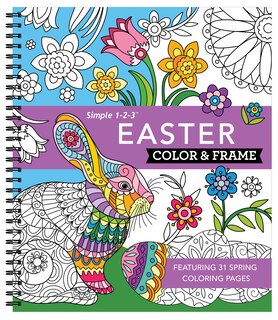 Front cover_Color & Frame - Easter (Coloring Book)