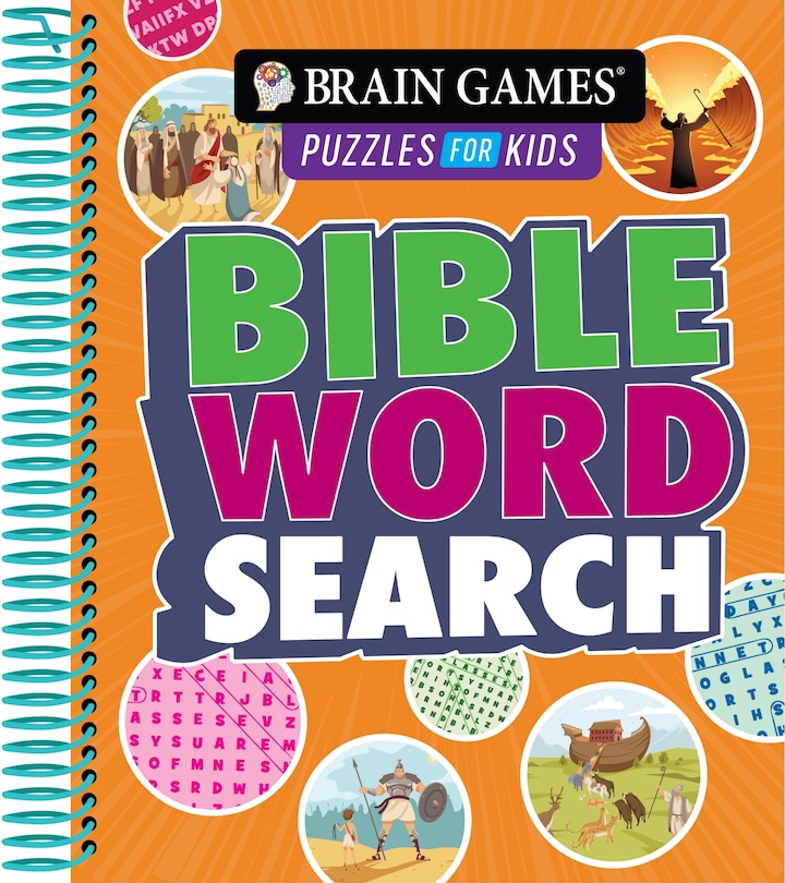 Couverture_Brain Games Puzzles for Kids - Bible Word Search (Ages 5 to 10)