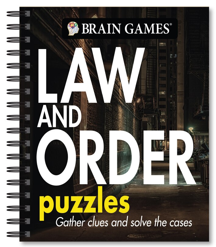 Front cover_Brain Games - Law and Order Puzzles