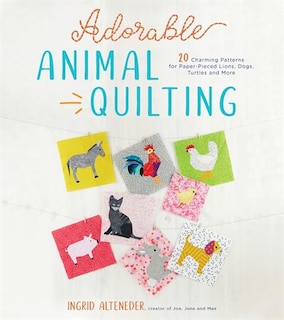 Front cover_Adorable Animal Quilting