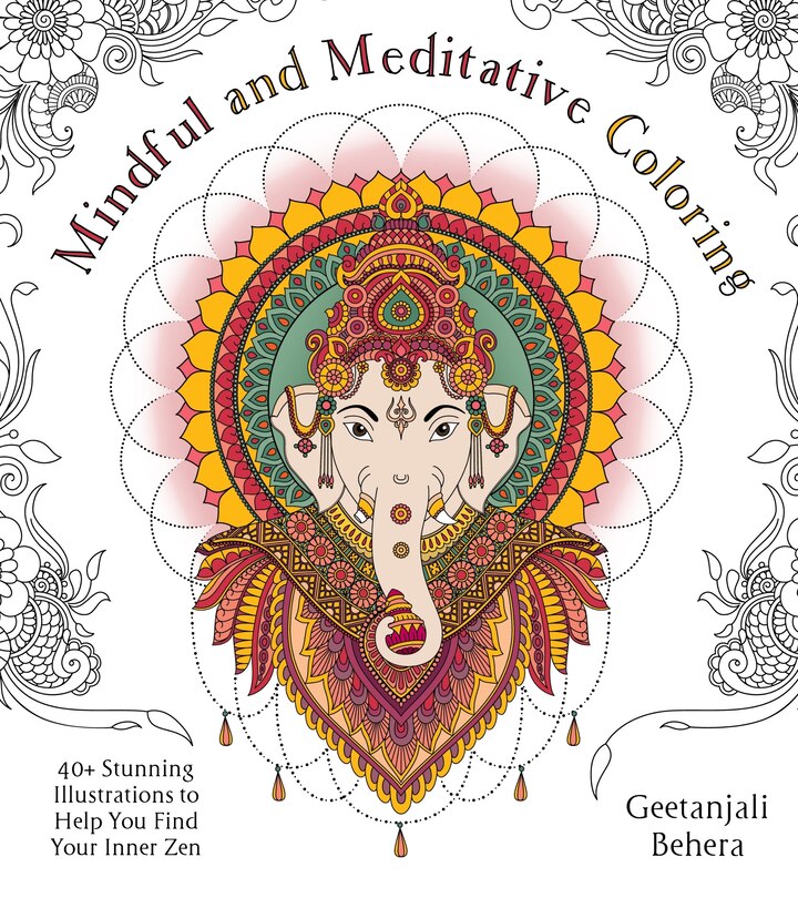 Front cover_Mindful And Meditative Coloring