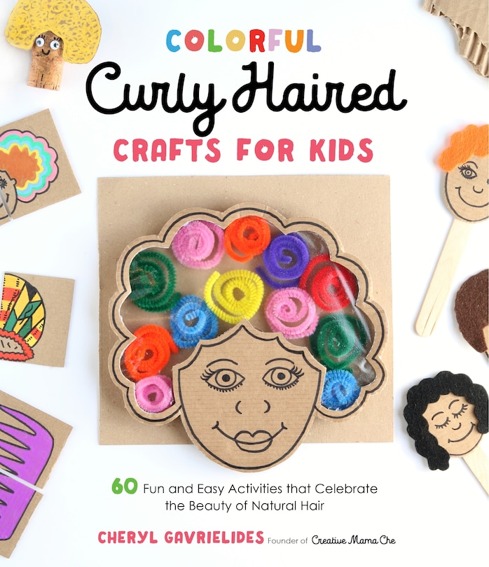 Couverture_Colorful Curly Haired Crafts For Kids