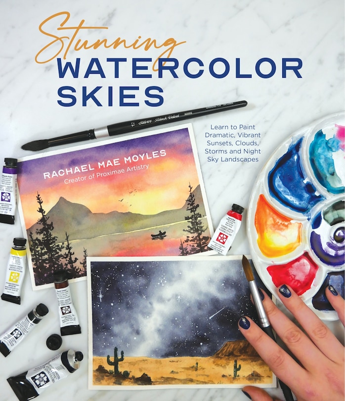 Couverture_Stunning Watercolor Skies