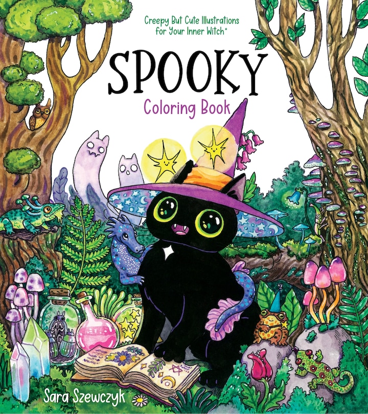 Front cover_Spooky Coloring Book