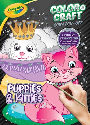 Crayola Color & Craft Scratch-Off: Puppies & Kitties