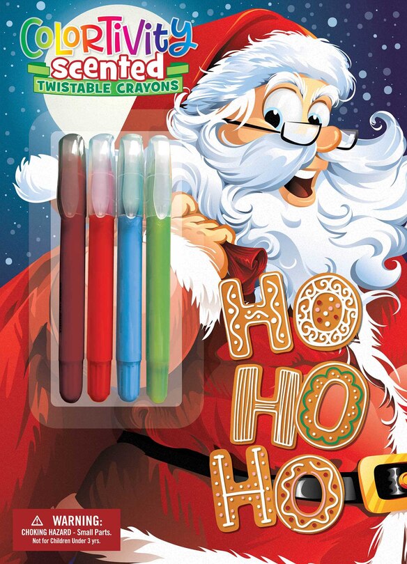 Ho Ho Ho: Colortivity With Scented Twist Crayons