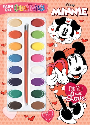 Disney Minnie: For You With Love: Paint Box Colortivity