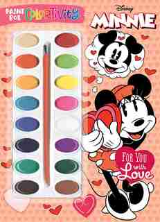 Disney Minnie: For You With Love: Paint Box Colortivity by Editors Of Dreamtivity