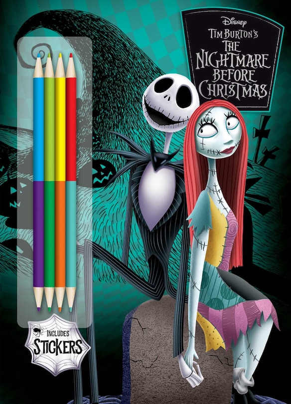 Disney Tim Burton's The Nightmare Before Christmas: Includes Double-ended Pencils and Stickers!