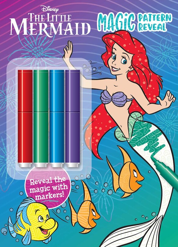Front cover_Disney Little Mermaid: Magic Pattern Reveal: Ocean Explorer