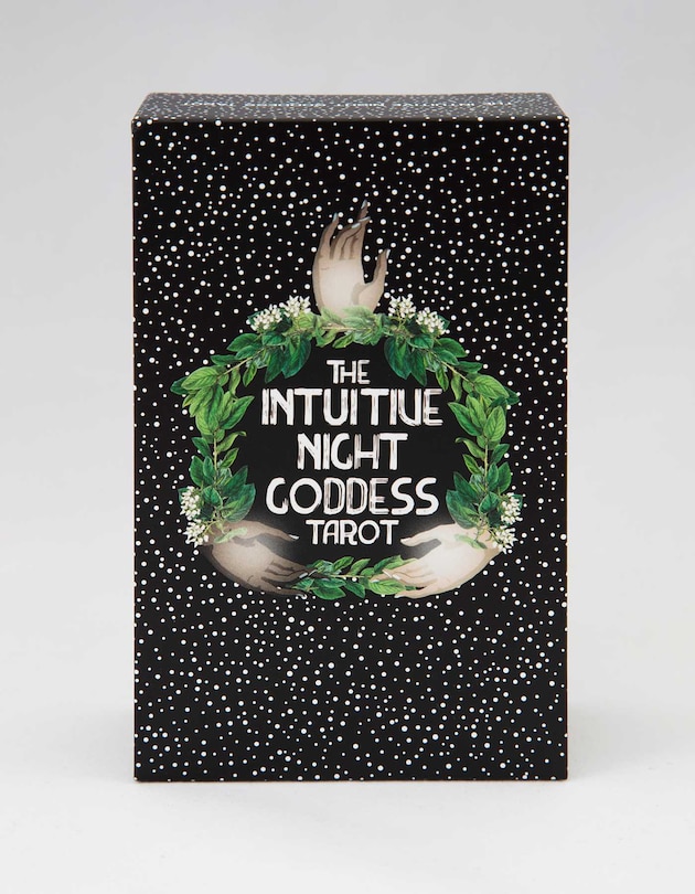 Front cover_The Intuitive Night Goddess Tarot
