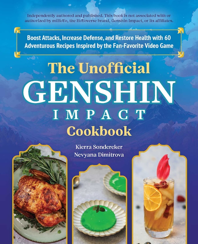 Front cover_The Unofficial Genshin Impact Cookbook