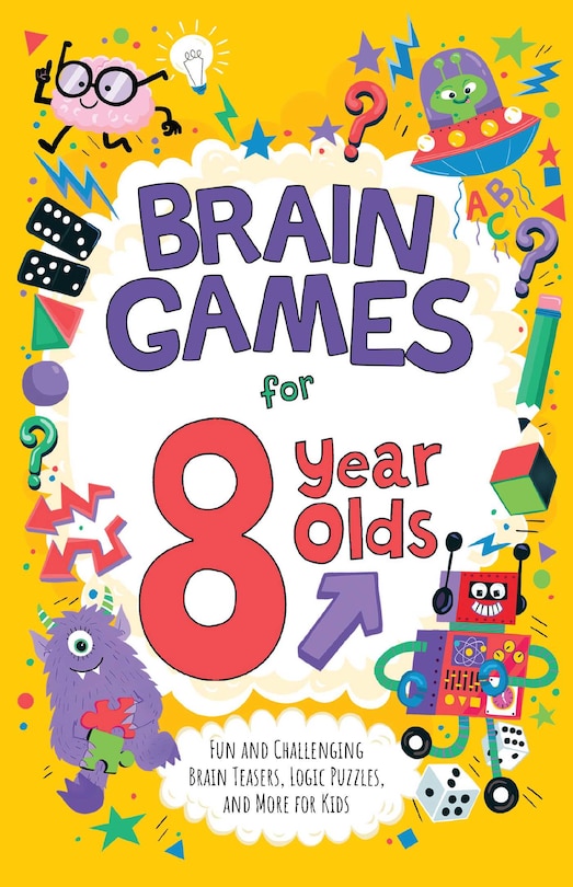 Front cover_Brain Games for 8 Year Olds