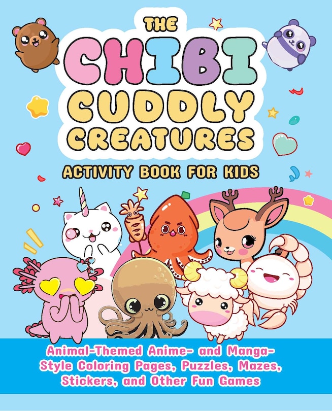Front cover_The Chibi Cuddly Creatures Activity Book for Kids