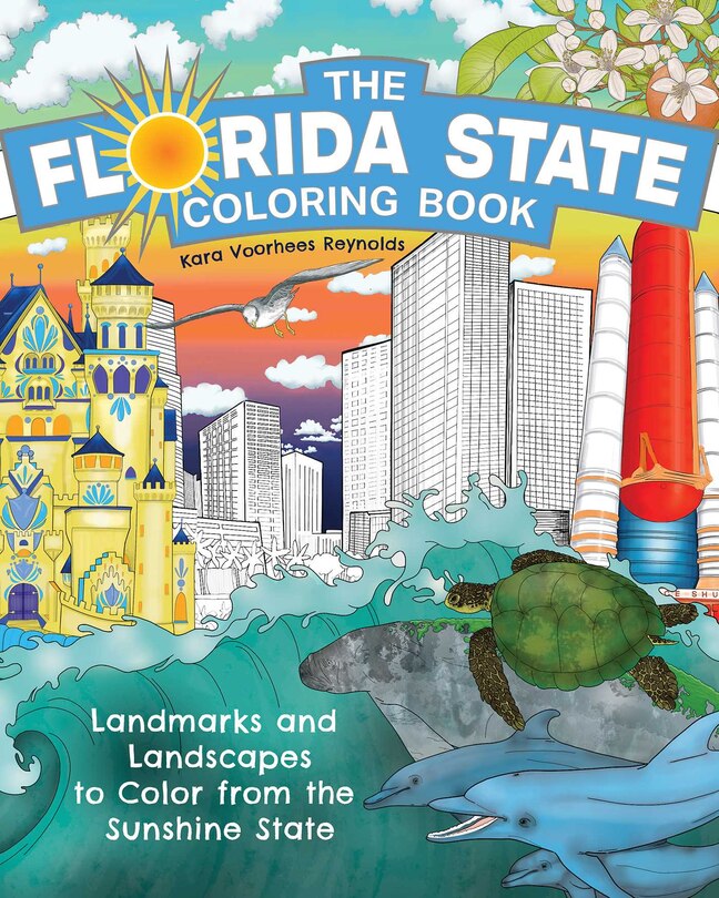 Front cover_The Florida State Coloring Book