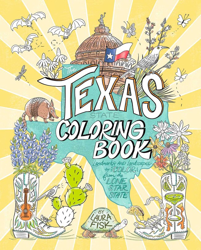 Front cover_The Texas State Coloring Book